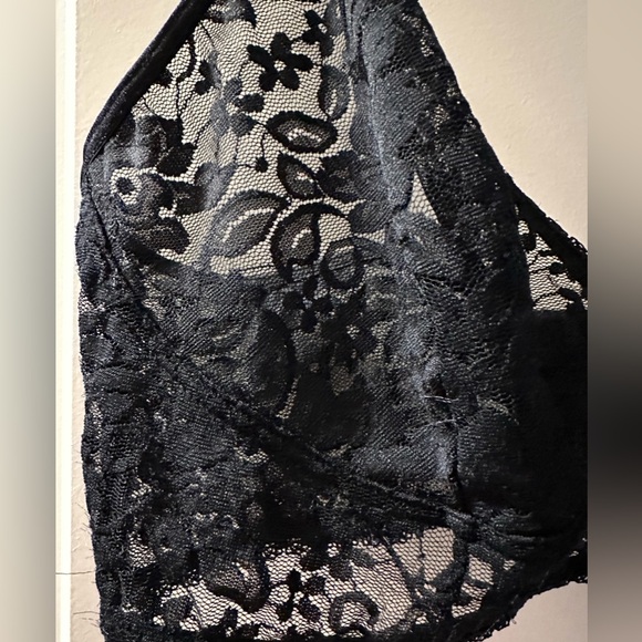 INC Lace Bralette Black - Picture 2 of 8